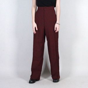 Levis Bend Over Pants - Dark Red Maroon Trousers